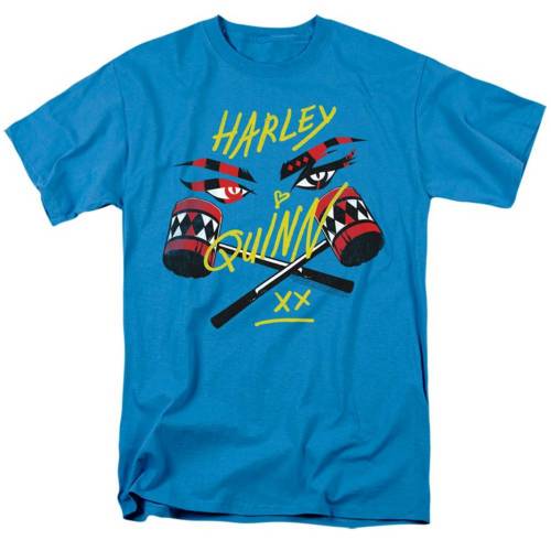 キャラクター スリーブ Tシャツ 半袖 【 LICENSED CHARACTER BIRDS OF PREY IN MY EYES SHORT SLEEVE ADULT T-SHIRT / TURQUOISE 】 メンズファッション トップス カットソー｜スニケス