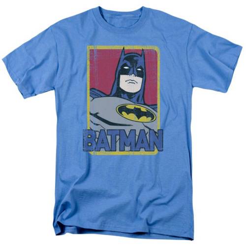 キャラクター スリーブ Tシャツ カロライナ 青色 ブルー 半袖 【 LICENSED CHARACTER BATMAN PRIMARY SHORT SLEEVE ADULT T-SHIRT / CAROLINA BLUE 】 メンズファッション トップス カットソー|スニケス