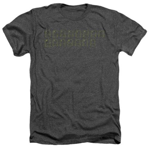 キャラクター ヘザー Tシャツ チャコール 【 LICENSED CHARACTER BIG BANG THEORY INTRANET MACHINE ADULT HEATHER T-SHIRT / CHARCOAL 】 メンズファッション トップス カットソー|スニケス
