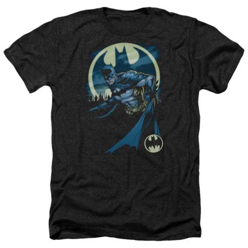 キャラクター ヘザー Tシャツ 黒色 ブラック 【 LICENSED CHARACTER BATMAN HEED THE CALL ADULT HEATHER T-SHIRT / BLACK 】 メンズファッション トップス カットソー|スニケス