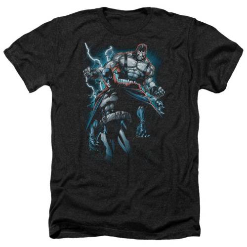 キャラクター ヘザー Tシャツ 黒色 ブラック 【 LICENSED CHARACTER BATMAN EVIL RISING ADULT HEATHER T-SHIRT / BLACK 】 メンズファッション トップス カットソー|スニケス