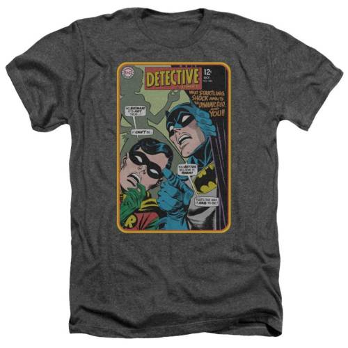 キャラクター ヘザー Tシャツ チャコール 【 LICENSED CHARACTER BATMAN DETECTIVE 380 ADULT HEATHER T-SHIRT / CHARCOAL 】 メンズファッション トップス カットソー|スニケス