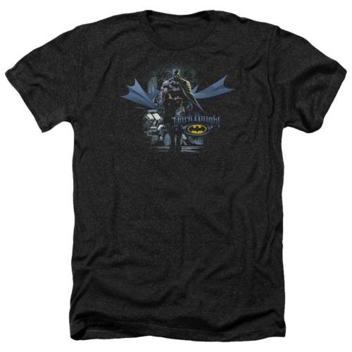 キャラクター ヘザー Tシャツ 黒色 ブラック 【 LICENSED CHARACTER BATMAN FROM THE DEPTHS ADULT HEATHER T-SHIRT / BLACK 】 メンズファッション トップス カットソー|スニケス