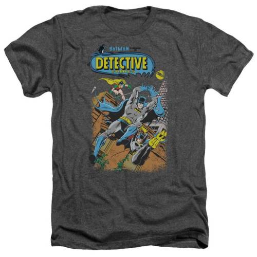 キャラクター ヘザー Tシャツ チャコール 【 LICENSED CHARACTER BATMAN DETECTIVE 487 ADULT HEATHER T-SHIRT / CHARCOAL 】 メンズファッション トップス カットソー|スニケス