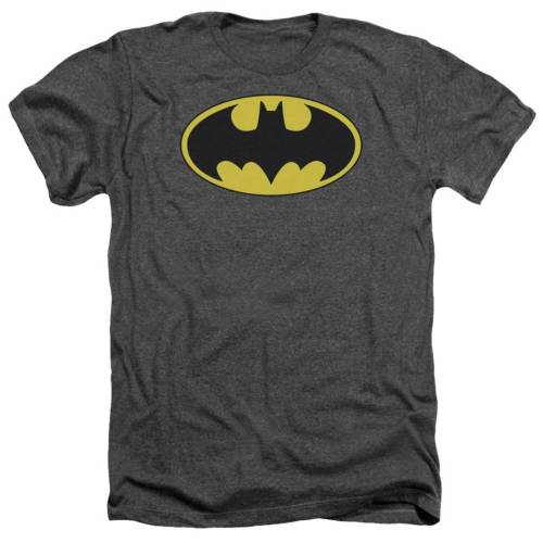 キャラクター クラシック バット ロゴ ヘザー Tシャツ チャコール 【 LICENSED CHARACTER BATMAN CLASSIC BAT LOGO ADULT HEATHER T-SHIRT / CHARCOAL 】 メンズファッション トップス カットソー|スニケス