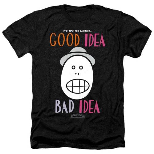 キャラクター ヘザー Tシャツ 黒色 ブラック 【 LICENSED CHARACTER ANIMANIACS GOOD IDEA BAD ADULT HEATHER T-SHIRT / BLACK 】 メンズファッション トップス カットソー|スニケス