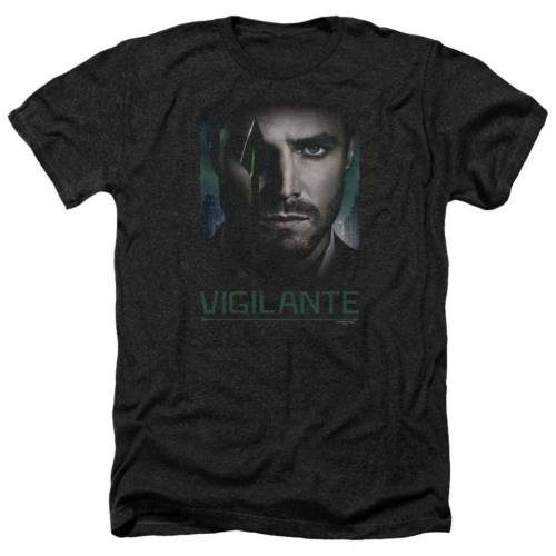 キャラクター アロー ヘザー Tシャツ 黒色 ブラック 【 LICENSED CHARACTER ARROW GOOD EYE ADULT HEATHER T-SHIRT / BLACK 】 メンズファッション トップス カットソー|スニケス