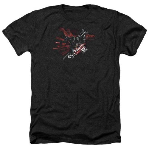 キャラクター テック ヘザー Tシャツ 黒色 ブラック 【 LICENSED CHARACTER BATMAN ARKHAM KNIGHT AK TECH ADULT HEATHER T-SHIRT / BLACK 】 メンズファッション トップス カットソー|スニケス