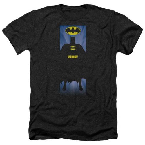 キャラクター ヘザー Tシャツ 黒色 ブラック 【 LICENSED CHARACTER BATMAN BLOCK ADULT HEATHER T-SHIRT / BLACK 】 メンズファッション トップス カットソー|スニケス