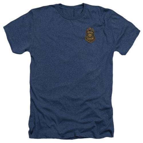 キャラクター ヘザー Tシャツ 紺色 ネイビー 【 LICENSED CHARACTER BATMAN ARKHAM KNIGHT GOTHAM BADGE ADULT HEATHER T-SHIRT / NAVY 】 メンズファッション トップス カットソー|スニケス