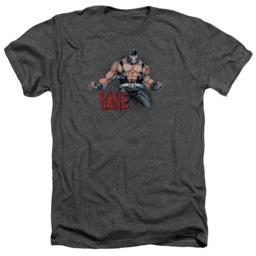 キャラクター ヘザー Tシャツ チャコール 【 LICENSED CHARACTER BATMAN BANE FLEX ADULT HEATHER T-SHIRT / CHARCOAL 】 メンズファッション トップス カットソー|スニケス