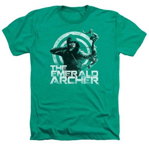 キャラクター アロー ヘザー Tシャツ 緑 グリーン 【 LICENSED CHARACTER ARROW ARCHER ADULT HEATHER T-SHIRT / KELLY GREEN 】 メンズファッション トップス カットソー|スニケス