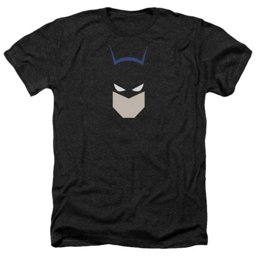 キャラクター バット ヘザー Tシャツ 黒色 ブラック 【 LICENSED CHARACTER BATMAN BAT HEAD ADULT HEATHER T-SHIRT / BLACK 】 メンズファッション トップス カットソー|スニケス