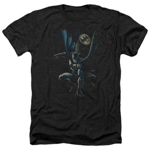キャラクター ヘザー Tシャツ 黒色 ブラック 【 LICENSED CHARACTER BATMAN CALLING ALL BATS ADULT HEATHER T-SHIRT / BLACK 】 メンズファッション トップス カットソー|スニケス
