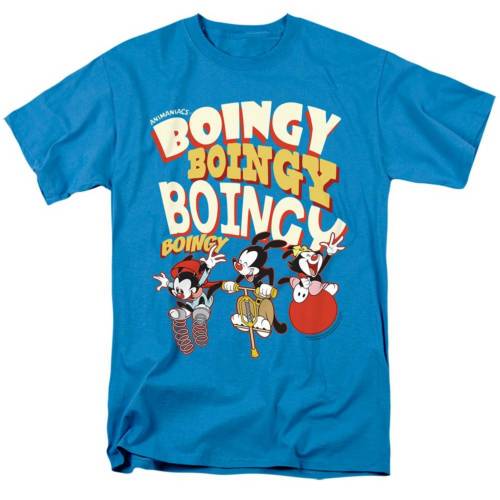 キャラクター スリーブ Tシャツ 半袖 【 LICENSED CHARACTER ANIMANIACS BOINGY SHORT SLEEVE ADULT T-SHIRT / TURQUOISE 】 メンズファッション トップス カットソー|スニケス