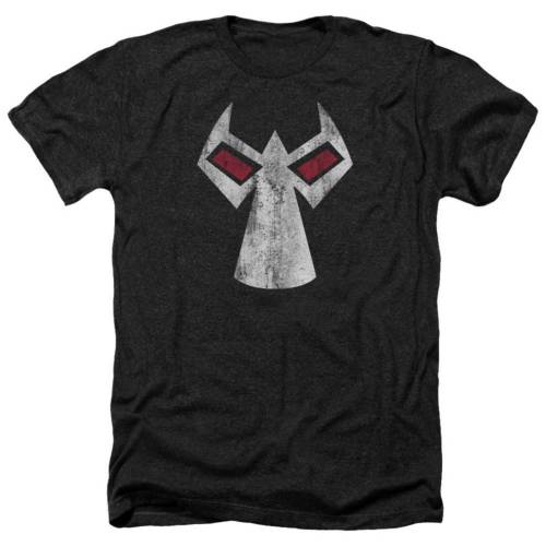 キャラクター ヘザー Tシャツ 黒色 ブラック 【 LICENSED CHARACTER BATMAN BANE MASK ADULT HEATHER T-SHIRT / BLACK 】 メンズファッション トップス カットソー|スニケス