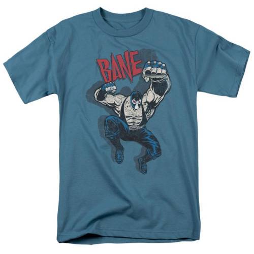 キャラクター ビンテージ ヴィンテージ スリーブ Tシャツ 半袖 【 LICENSED CHARACTER BATMAN BANE VINTAGE SHORT SLEEVE ADULT T-SHIRT / SLATE 】 メンズファッション トップス カットソー|スニケス