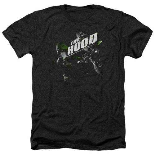 キャラクター アロー ヘザー Tシャツ 黒色 ブラック 【 LICENSED CHARACTER ARROW TAKE AIM ADULT HEATHER T-SHIRT / BLACK 】 メンズファッション トップス カットソー|スニケス