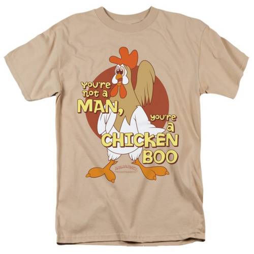 キャラクター スリーブ Tシャツ 砂色 サンド 半袖 【 LICENSED CHARACTER ANIMANIACS CHICKEN BOO SHORT SLEEVE ADULT T-SHIRT / SAND 】 メンズファッション トップス カットソー|スニケス