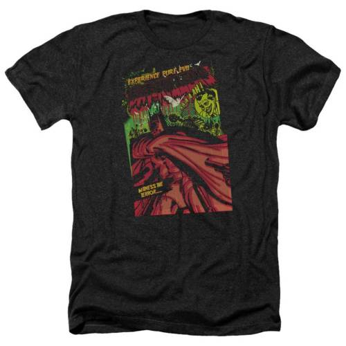 キャラクター バット ヘザー Tシャツ 黒色 ブラック 【 LICENSED CHARACTER BATMAN BAT KILLERS ADULT HEATHER T-SHIRT / BLACK 】 メンズファッション トップス カットソー|スニケス