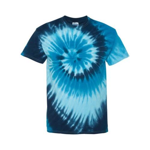 【★百貨店SALE★6/11十二時2時迄】プルオーバー 青み 青色 【 DYENOMITE TIDE TIE-DYED T-SHIRT / BLUE TIDE 】 メンズ流行り物 トップス カットソー