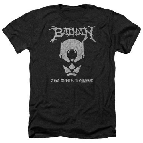 キャラクター 黒色 ブラック メタル ヘザー Tシャツ 【 LICENSED CHARACTER BATMAN BLACK METAL ADULT HEATHER T-SHIRT / 】 メンズファッション トップス カットソー|スニケス