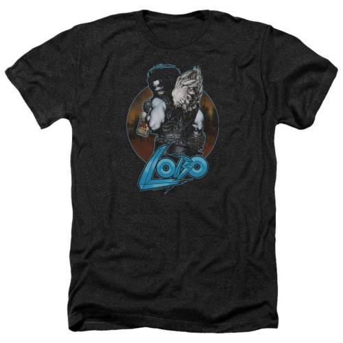 キャラクター ヘザー Tシャツ 黒色 ブラック 【 LICENSED CHARACTER JUSTICE LEAGUE OF AMERICA GUT ROT ADULT HEATHER T-SHIRT / BLACK 】 メンズファッション トップス カットソー｜スニケス