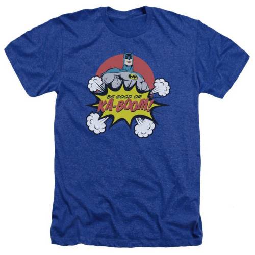 キャラクター ディーシー コミックス ヘザー Tシャツ 青色 ブルー 【 LICENSED CHARACTER DC COMICS KABOOM ADULT HEATHER T-SHIRT / ROYAL BLUE 】 メンズファッション トップス カットソー｜スニケス