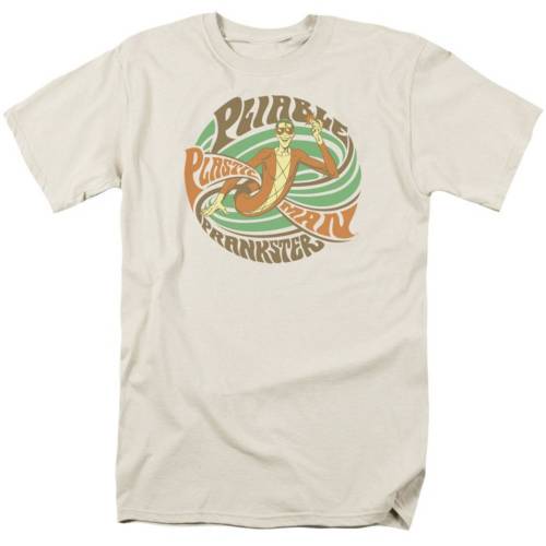 キャラクター ディーシー コミックス スリーブ Tシャツ クリーム 半袖 【 LICENSED CHARACTER DC COMICS PLIABLE PRANKSTER SHORT SLEEVE ADULT T-SHIRT / CREAM 】 メンズファッション トップス カットソー｜スニケス