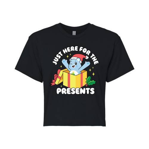 キャラクター ゴールデンベアーズ カルベアーズ マジック Tシャツ 黒色 ブラック 【 LICENSED CHARACTER CARE BEARS UNLOCK THE MAGIC PRESENTS CROPPED TEE / BLACK 】 キッズ ベビー マタニティ トップス カットソ