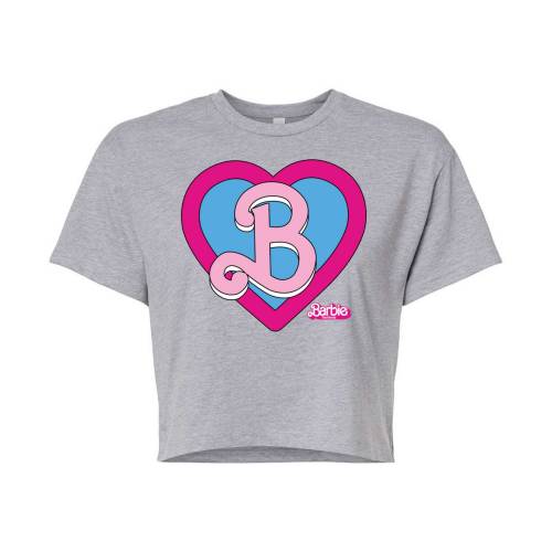 Tシャツ 【 BARBIE THE MOVIE HEART CROPPED TEE / 】 キッズ ベビー マタニティ トップス カットソー