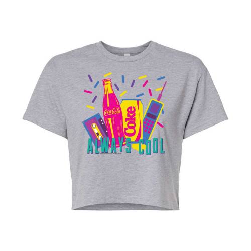 キャラクター クール Tシャツ 【 LICENSED CHARACTER COCA-COLA COKE ALWAYS COOL CROPPED TEE / 】 キッズ ベビー マタニティ トップス カットソー