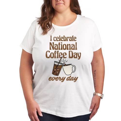 キャラクター グラフィック Tシャツ 白色 ホワイト 【 LICENSED CHARACTER PLUS NATIONAL COFFEE DAY GRAPHIC TEE / WHITE 】 キッズ ベビー マタニティ トップス カットソー