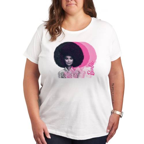 黒色 ブラック ピンク グラフィック Tシャツ 白色 ホワイト 【 BARBIE PLUS BLACK AND PINK GRAPHIC TEE / WHITE 】 キッズ ベビー マタニティ トップス カットソー 14,100円