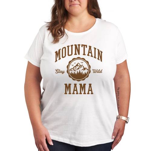 キャラクター グラフィック Tシャツ 白色 ホワイト 【 LICENSED CHARACTER PLUS MOUNTAIN MAMA GRAPHIC TEE / WHITE 】 キッズ ベビー マタニティ トップス カットソー
