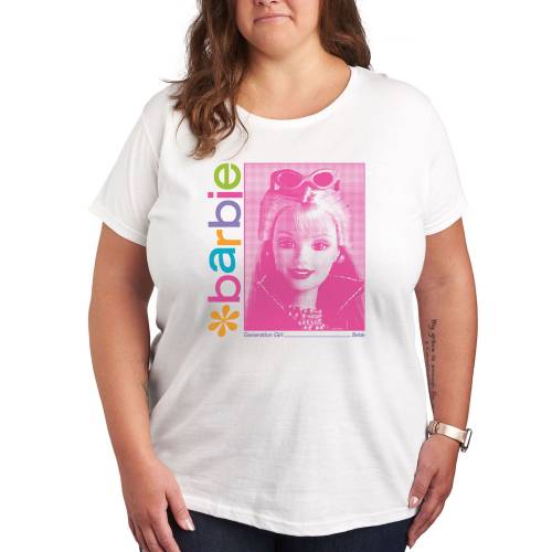 グラフィック Tシャツ 白色 ホワイト 90'S 【 BARBIE PLUS GENERATION GRAPHIC TEE / WHITE 】 キッズ ベビー マタニティ トップス カットソー