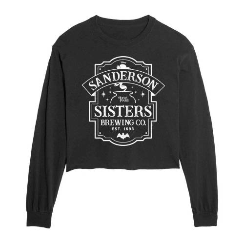 文字記号 捩り プルオーバー 長袖 【 LICENSED CHARACTER HOCUS POCUS SANDERSON SISTERS BREWING CO LONG SLEEVE TEE / 】 キッズ もの言う花 マタニティ トップス 流汗 調教師