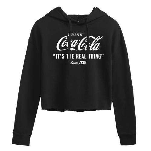 キャラクター レアル グラフィック フーディー パーカー 【 LICENSED CHARACTER COCA-COLA REAL THING CROPPED GRAPHIC HOODIE / 】 キッズ ベビー マタニティ トップス スウェット トレーナー｜スニケス