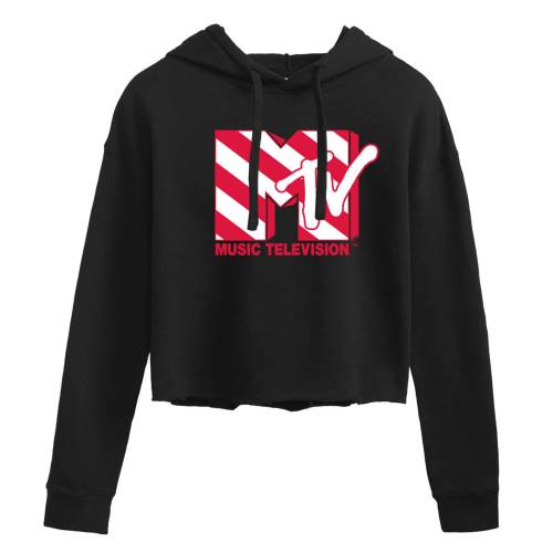キャラクター フーディー パーカー 【 LICENSED CHARACTER MTV CANDY CANE CROPPED HOODIE / 】 キッズ ベビー マタニティ トップス スウェット トレーナー