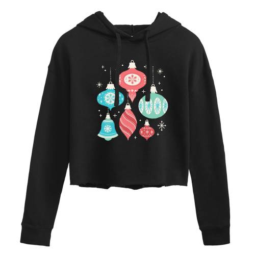 キャラクター フーディー パーカー 【 LICENSED CHARACTER RETRO ORNAMENT CROPPED HOODIE / 】 キッズ ベビー マタニティ トップス スウェット トレーナー