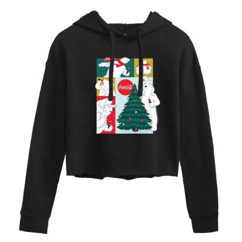 キャラクター ポーラー ゴールデンベアーズ カルベアーズ フーディー パーカー 【 LICENSED CHARACTER COCA-COLA POLAR BEARS CROPPED HOODIE / 】 キッズ ベビー マタニティ トップス スウェット トレーナー