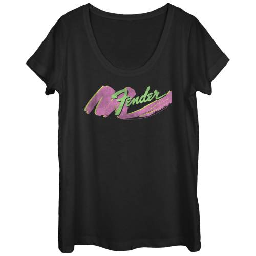 キャラクター Tシャツ 黒色 ブラック '54 【 LICENSED CHARACTER FENDER STRATOCASTER SCOOPNECK TEE / BLACK 】 キッズ ベビー マタニティ トップス カットソー 13,370円
