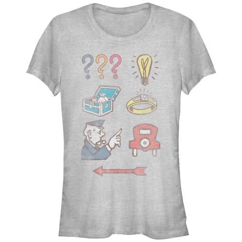 キャラクター ゲーム グラフィック Tシャツ ヘザー 【 LICENSED CHARACTER MONOPOLY GAME ICONS GRAPHIC TEE / ATHLETIC HEATHER 】 キッズ ベビー マタニティ トップス カットソー