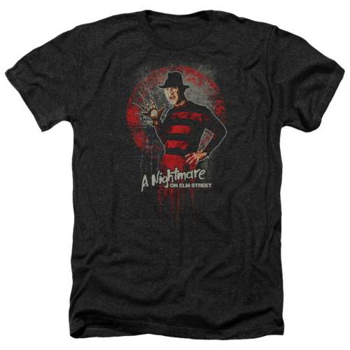 キャラクター ナイトメア ストリート ヘザー Tシャツ 黒色 ブラック 【 LICENSED CHARACTER NIGHTMARE ON ELM STREET THIS IS GOD ADULT HEATHER T-SHIRT / BLACK 】 メンズファッション トップス カットソー｜スニケス