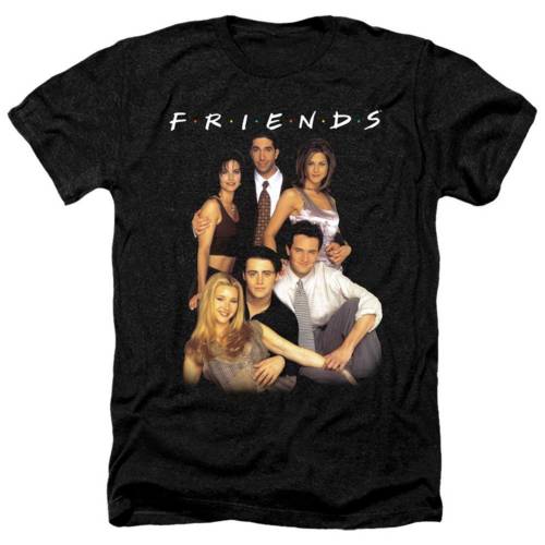 キャラクター ヘザー Tシャツ 黒色 ブラック 【 LICENSED CHARACTER FRIENDS STAND TOGETHER ADULT HEATHER T-SHIRT / BLACK 】 メンズファッション トップス カットソー