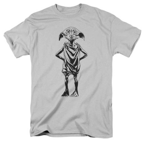 キャラクター スリーブ Tシャツ 銀色 シルバー 半袖 【 LICENSED CHARACTER HARRY POTTER DOBBY SHORT SLEEVE ADULT T-SHIRT / SILVER 】 メンズファッション トップス カットソー