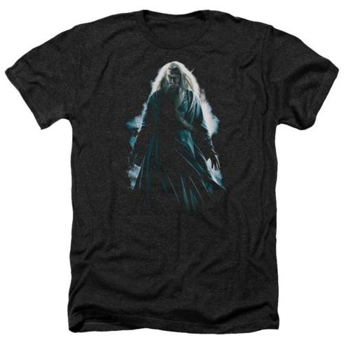 キャラクター バースト ヘザー Tシャツ 黒色 ブラック 【 LICENSED CHARACTER HARRY POTTER DUMBLEDORE BURST ADULT HEATHER T-SHIRT / BLACK 】 メンズファッション トップス カットソー｜スニケス