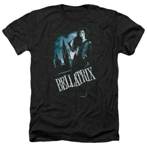 キャラクター ヘザー Tシャツ 黒色 ブラック 【 LICENSED CHARACTER HARRY POTTER BELLATRIX FULL BODY ADULT HEATHER T-SHIRT / BLACK 】 メンズファッション トップス カットソー｜スニケス