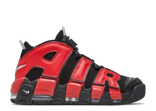 【 NIKE AIR MORE UPTEMPO '96 'SPLIT' / BLACK UNIVERSITY RED MIDNIGHT 】 アップテンポ 黒色 ブラック 赤 レッド エアモアアップテンポ モアテン スニーカー メンズ ナイキ|スニケス