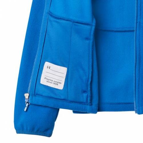 コロンビア Columbia ファスト フリース ボンネット付 ジャンバー 藍色 インディゴ フード付ジャケット Columbia Fast Trek Ii Fleece Bright Indigo キッズ ベイビー マタニティ オーバ ファッションブランド名 カジュアル ファッション ジャケット パーカー ベスト